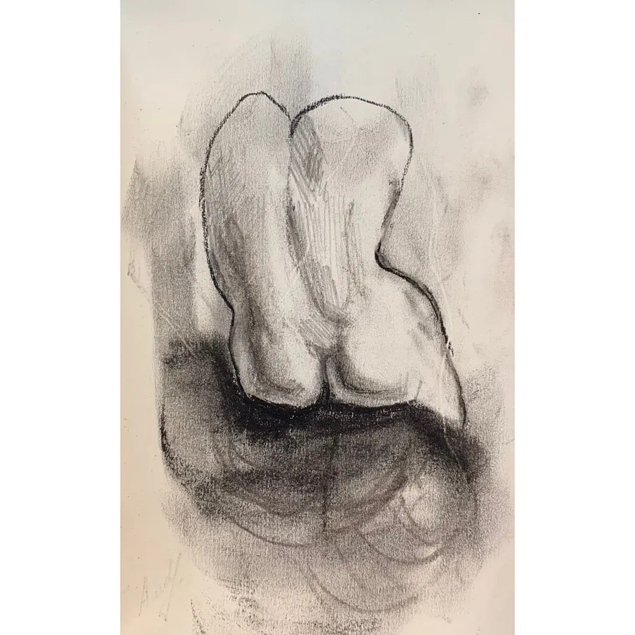 Imagen de Sketch 01 de Adriana Shportan, tamaño: 8.5x12.5, hecho de charcoal on paper, medio Drawing, de London, parte de la serie Sketches, con un precio de £50 (≈ 2,988 грн)