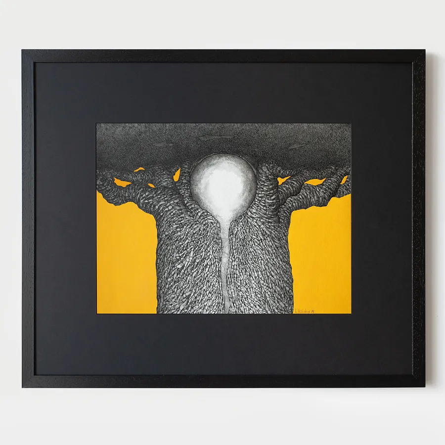 Image of Untitled by Alexander Makohon, size: 52 х 62 cм, Graphics medium, part of the Tree of Life series, priced at $260