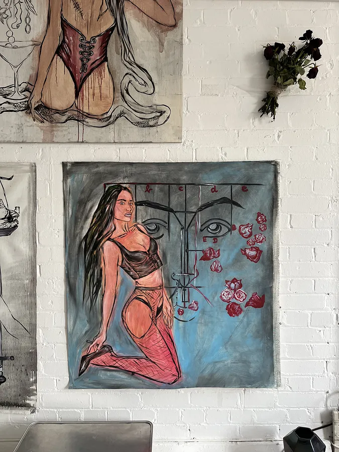 Obraz “Jesus Christ” autorstwa Ellada , rozmiar: 120*120, wykonany z Oil on Canvas, medium Painting, z London, cena: $1300 (≈ 58 545 грн)