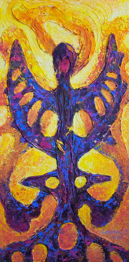 Image de Untitled par Оксана Лопоха, taille : 25х50, médium Живопис, faisant partie de la série Фігури, au prix de $1100