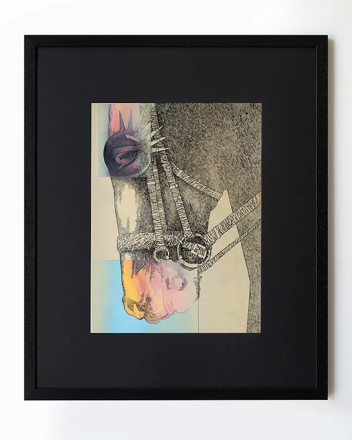 Image of Untitled by Alexander Makohon, size: 52 х 62 cм, Graphics medium, part of the Horses series, priced at $280