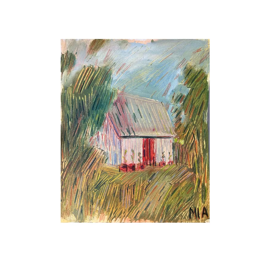 Image of Untitled by Solomiya Ortynska, size: 21х24,5, Painting medium, priced at $70