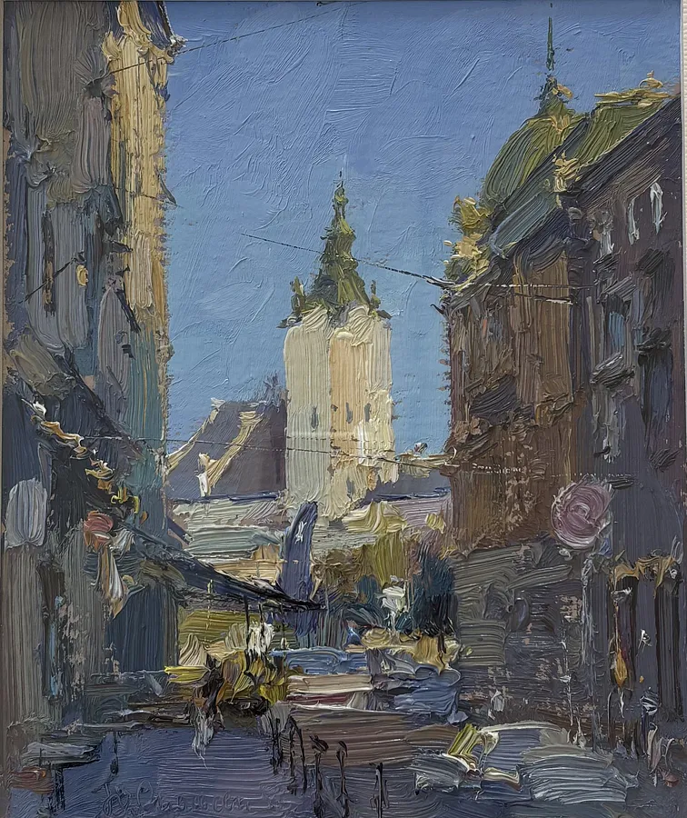 Obraz Untitled autorstwa Смольський Юрій , rozmiar: 20 х 17,5 cм, medium Живопис, cena: $150
