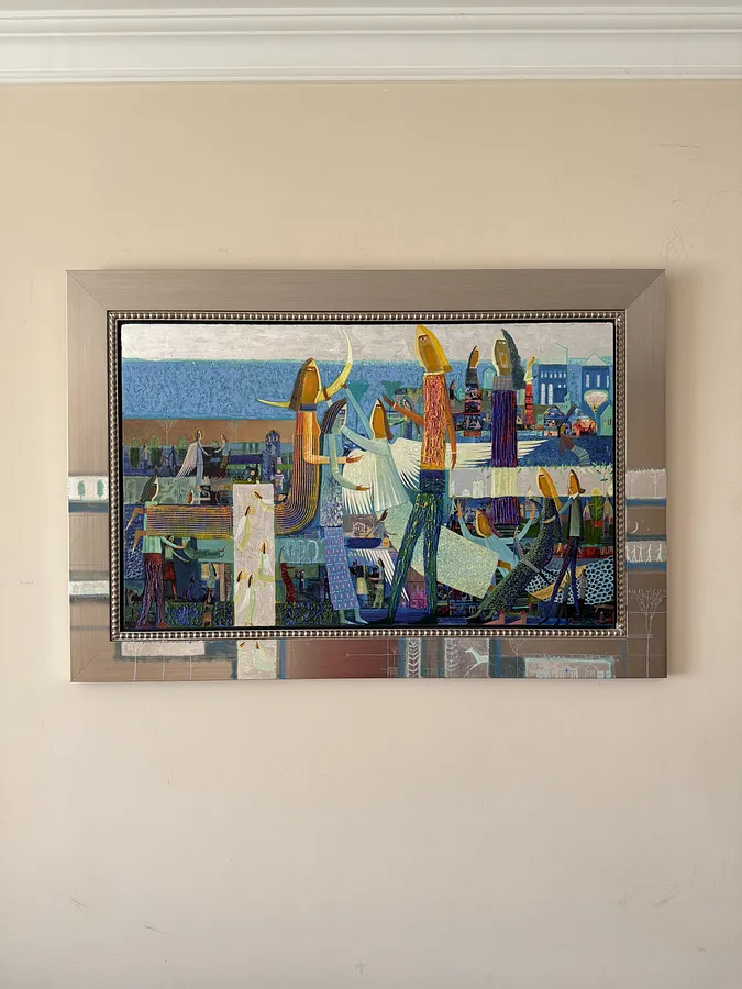 Image of Young Moon by Roman Opalinsky, size: 104х71см, made of oil/wood, Painting medium, from Horodok, priced at $2500