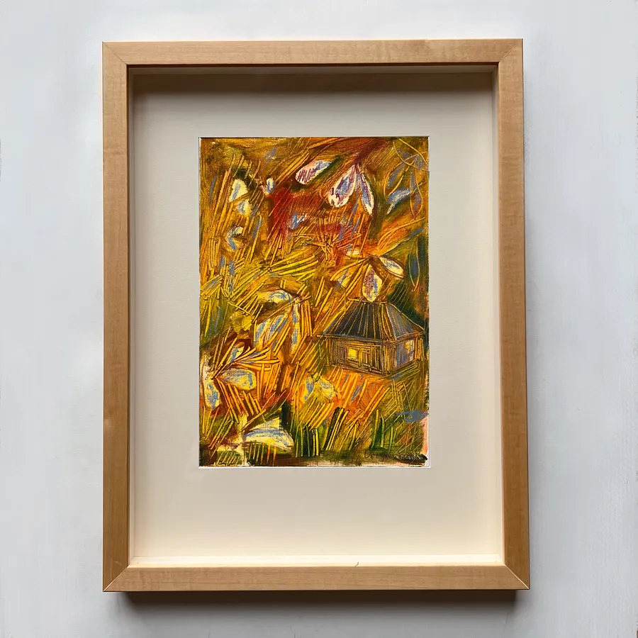 Image of Серпневе ІV by Solomiya Ortynska, size: 20x30, made of олія на папері, Painting medium, from Львів, priced at $150