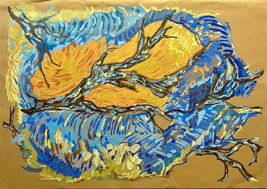 Зображення "Untitled" від Maryna Kovalchuk, розмір: 19,5 x 27 inches, медіум: Graphics, ціна: $180
