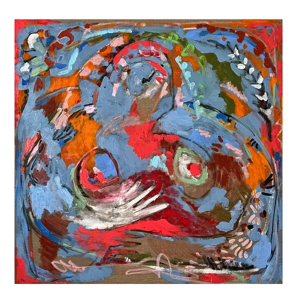 Immagine di Hug di Notuko, dimensioni: 120x120, materiali: acrylic, pastel on canvas, medium: Pittura, città: Rivne, prezzo: €1800