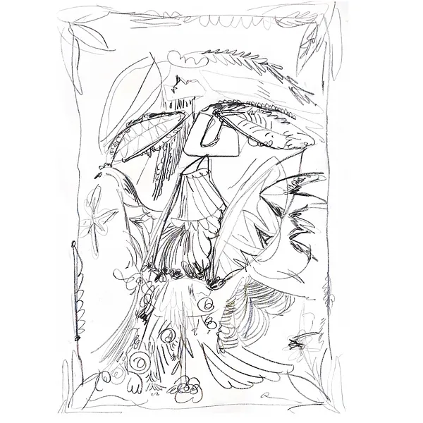 Imagen de Untitled de Notuko, tamaño: 70x100, hecho de charcoal on paper , medio Obra gráfica, de Rivne Ukraine , con un precio de €350