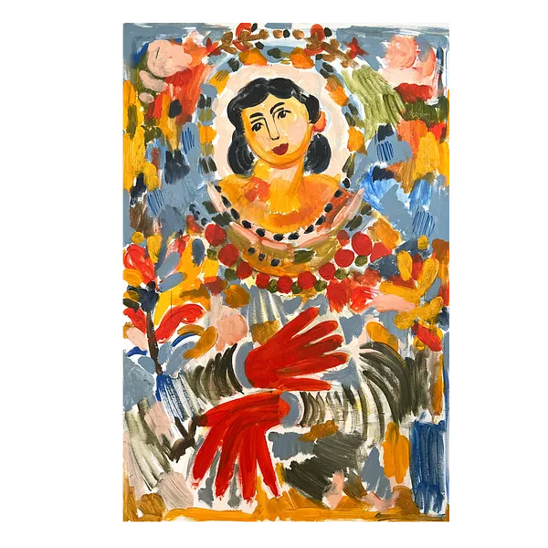 Image of Ukrainian icon  by Notuko , size: 60x 90, made of acrylic on canvas , Painting medium, from Rivne Ukraine 