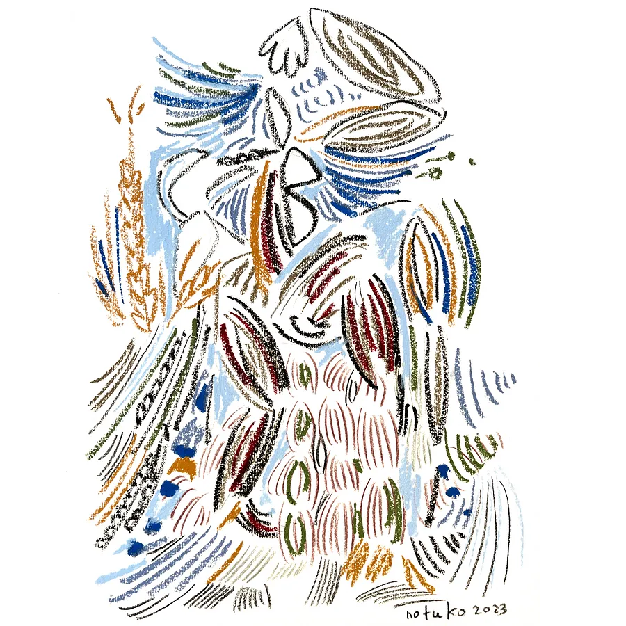 Image of dance  by Notuko , size: 48X63, Graphics medium, from Rivne Ukraine 
