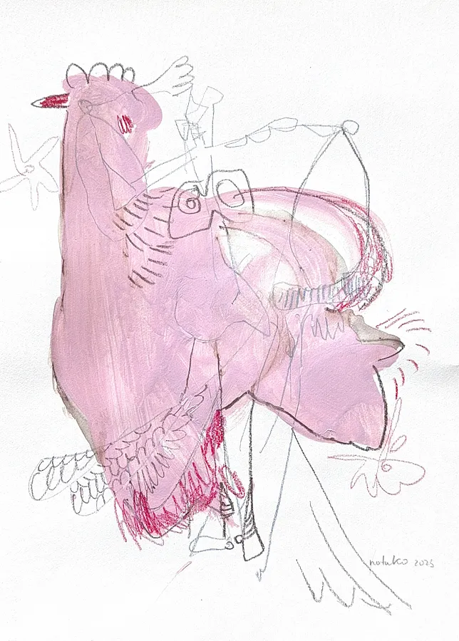 Image of Курка  by Notuko , Graphics medium, priced at €150