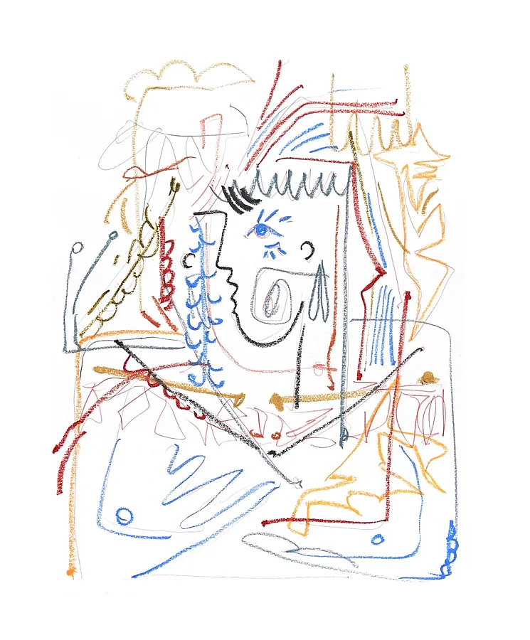 Imagen de girl de Notuko, tamaño: 50x65, hecho de paste on paper , medio Obra gráfica, parte de la serie Ukrainian woman