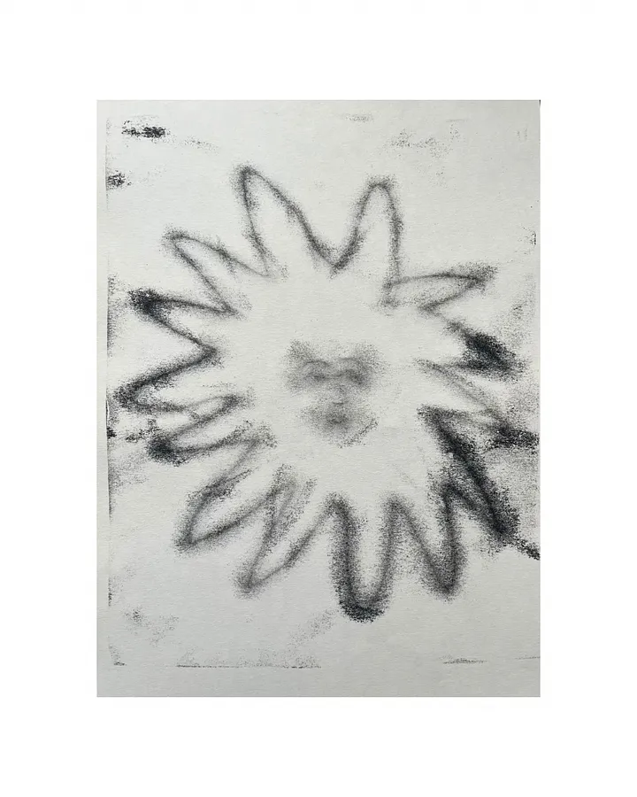 Image of бути соняхом by Olha Dovhan-Levytska, size: A4, made of monotype, Graphics medium, from Lviv, priced at $50