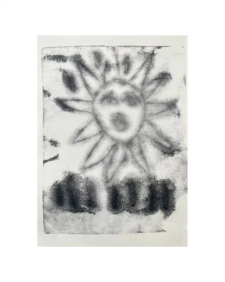 Image of Сонях кричав by Olha Dovhan-Levytska, size: A4, made of monotype, Graphics medium, from Lviv, priced at $50