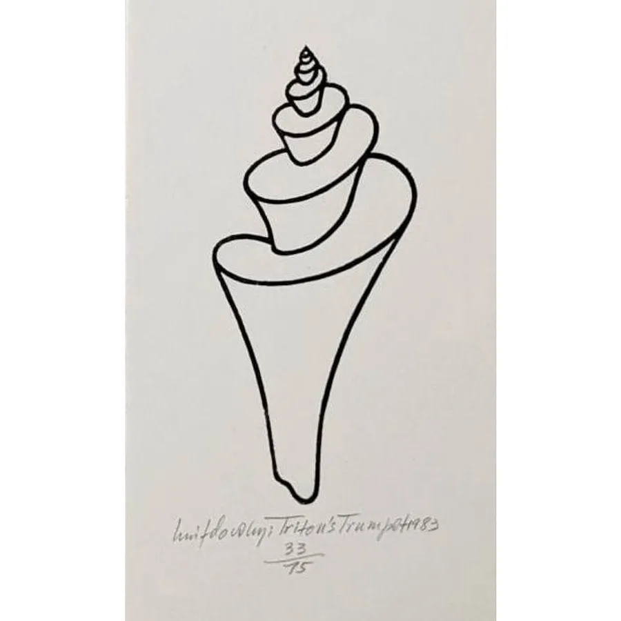 Image of Untitled by Hnizdovsky Jacques , size: 12 х 5,5 см, Woodcut medium, priced at $550