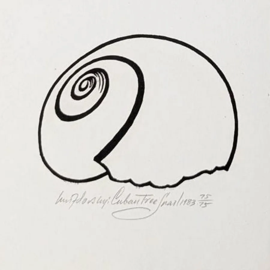 Image of Untitled by Hnizdovsky Jacques , size: 8,5 x 10,5 см, Woodcut medium, part of the 65/75 series, priced at $550