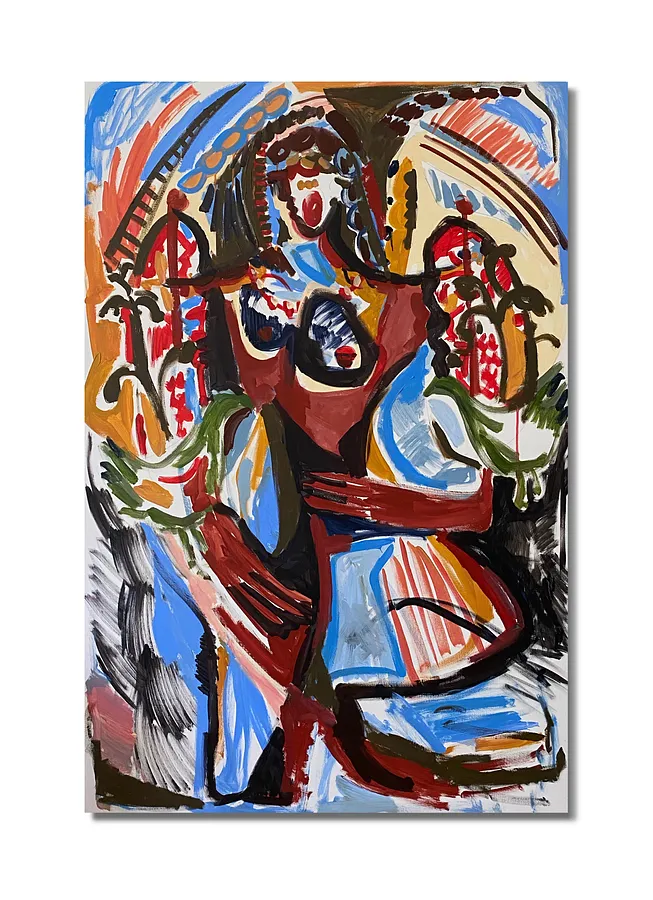 Imagen de birds de Notuko, tamaño: 120x160, hecho de Acrylic on canvas , medio Pintura, de Rivne , parte de la serie birds, con un precio de €2100