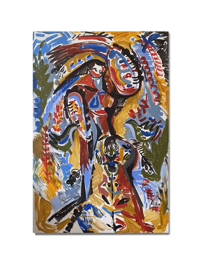 Imagen de Ukrainian  de Notuko, tamaño: 120x160, hecho de Acrylic on canvas , medio Pintura, de Rivne , parte de la serie birds, con un precio de €2100