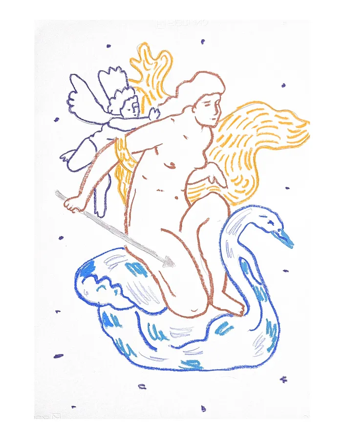 Immagine di Untitled di Notuko , dimensioni: 50x70, medium: Graphics, serie: myths, prezzo: €300