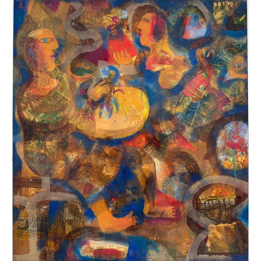 Image of Untitled by Романишин Роман, size: 100 х 90 см, Painting medium, part of the "Студіо" series, priced at $3200