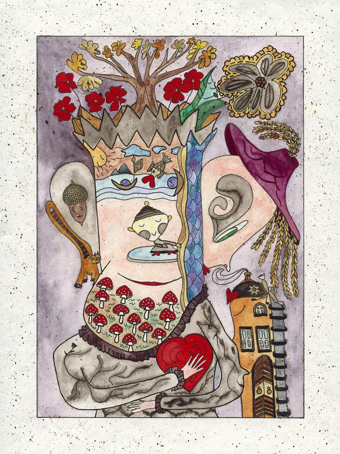 Obraz Untitled autorstwa Анна Самойлович, rozmiar: 24х18 cm, medium Графіка, część serii 18*24, cena: €200