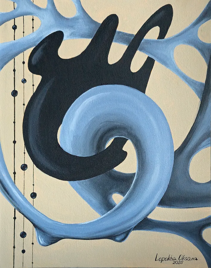 Obraz Untitled autorstwa Оксана Лопоха, rozmiar: 35х45см, medium Живопис, część serii Вектори всередині, cena: $300