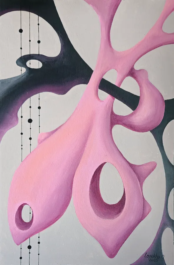 Obraz Untitled autorstwa Оксана Лопоха, rozmiar: 40х60см, medium Живопис, część serii Вектори всередині, cena: $350