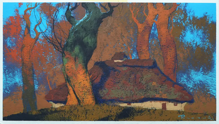 Image of Sketch 198 by Artem Rohovyi, size: 16x29 cm, made of Gouache, paper, Painting medium, from Kharkiv, Ukraine, priced at $300