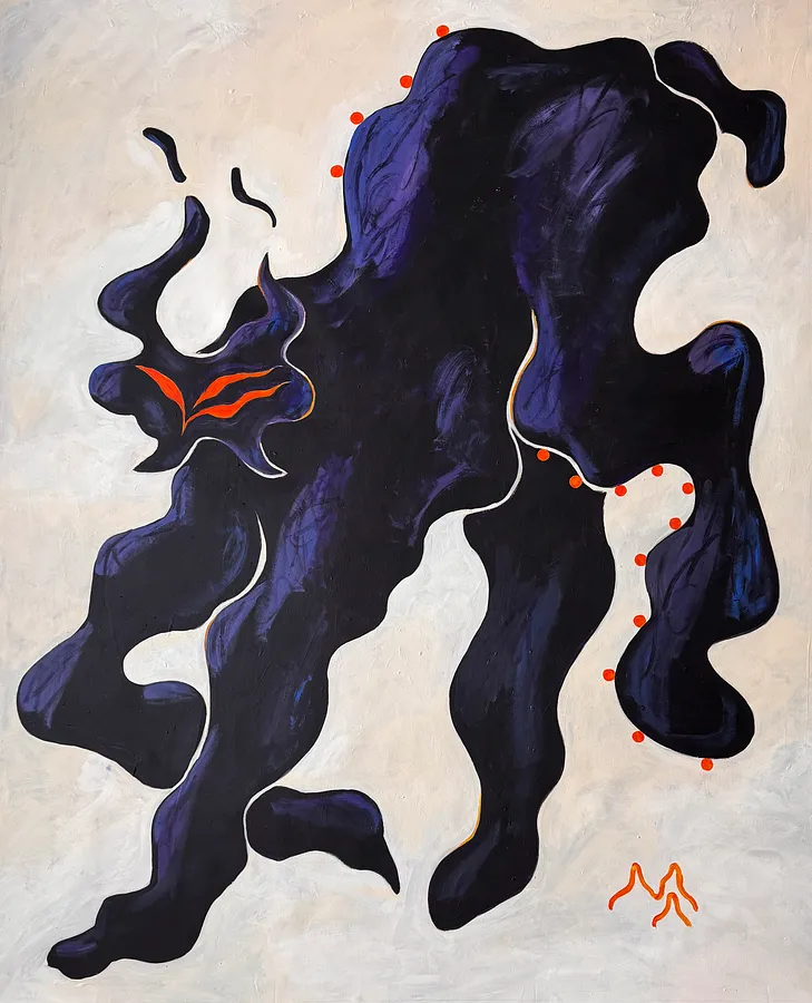 Immagine di Коригорисько di Марта Лешак, dimensioni: 140x175, medium: Живопис, serie: Магматична порода, prezzo: $800