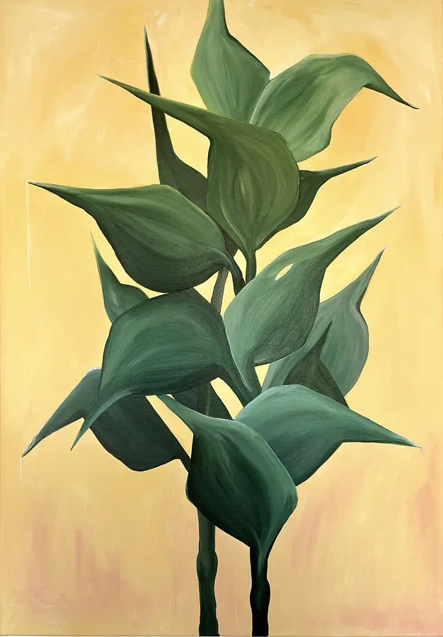 Image of Now It’s Just Us by Olena Kulish , size: 100x80, made of Acrylics on canvas, Painting medium, from Warsaw, priced at €850