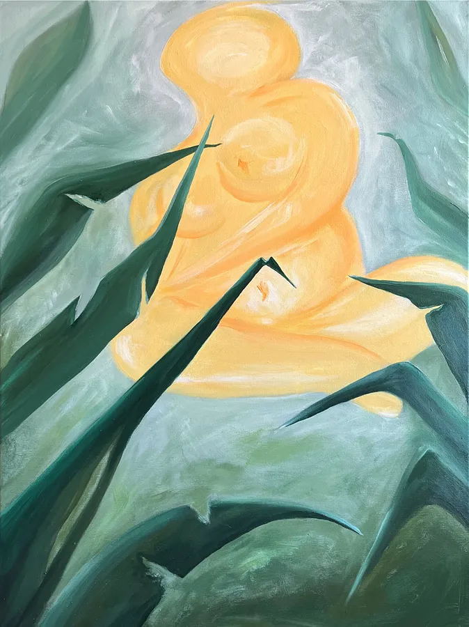 Image de It Won’t Hurt At All par Olena Kulish , taille : 80x60, fabriqué avec Acrylics on canvas, médium Painting, de Warsaw, au prix de €800