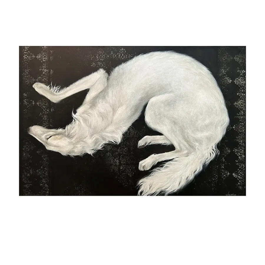 Imagen de On the carpet de Milana Levadna, tamaño: 80x120 cm, hecho de Acrylic on canvas, medio Живопис, de Lviv