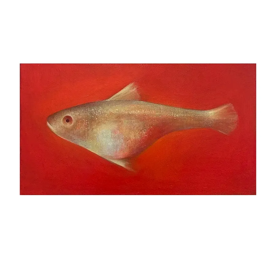 Immagine di Ribica di Milana Levadna, dimensioni: 20x35 cm, medium: Живопис