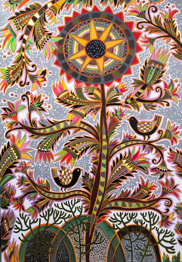 Immagine di Чарівна квітка di Олеся Сікора, dimensioni: 70х100 см, medium: Живопис, prezzo: ₴27000