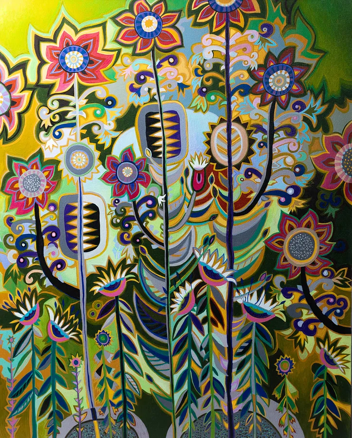 Immagine di Бойківщина di Олеся Сікора, dimensioni: 80х100 см, medium: Живопис, prezzo: ₴27000