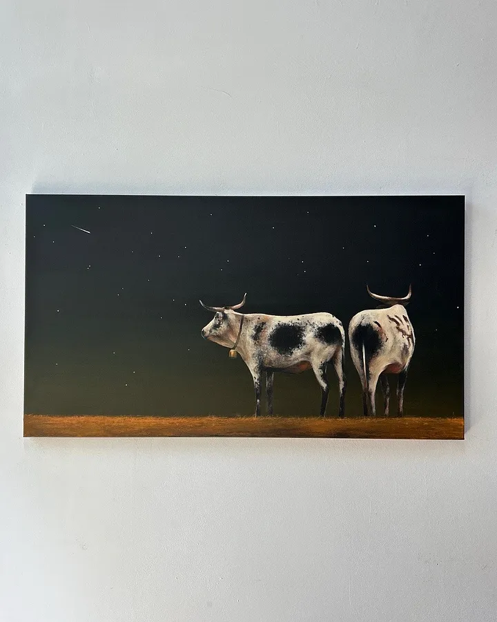 Image of Under the stars by Milana Levadna, size: 50x90 cm, Живопис medium