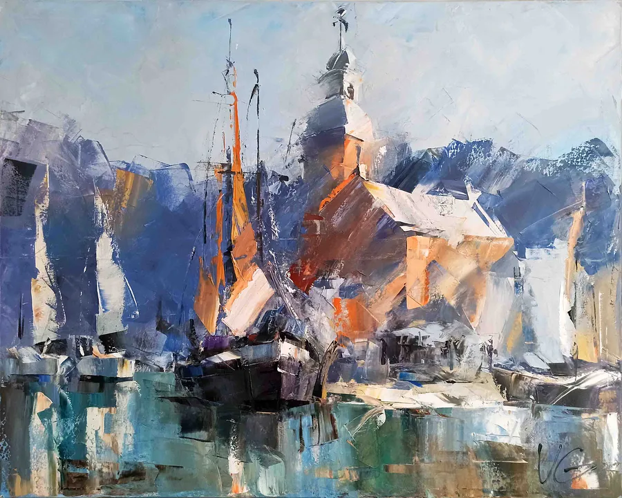 Immagine di SHIMMER  di VOLODYMYR GLUKHOMANYUK, dimensioni: 80x100 cm, materiali: oil on canvas, medium: Живопис, città: Spain, prezzo: €10800