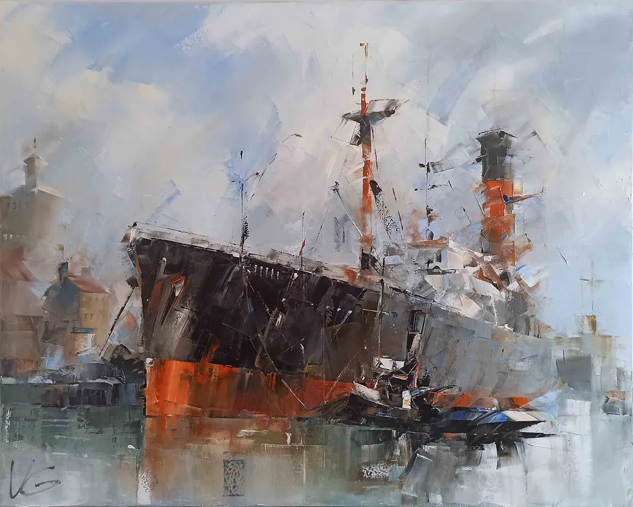 Image of IMAGINATION by VOLODYMYR GLUKHOMANYUK, size: 80x100 cm, made of oil on canvas, from Spain, priced at €9000