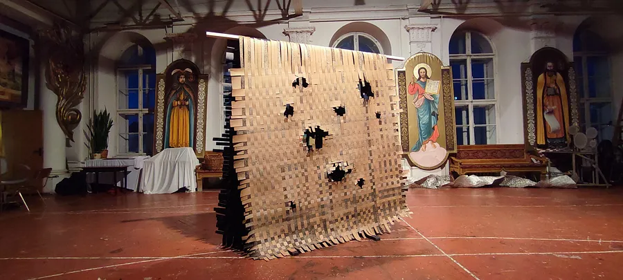 Obraz Інше життя - Another life autorstwa Орест Гелитович, rozmiar: 200х200х50, medium Графіка