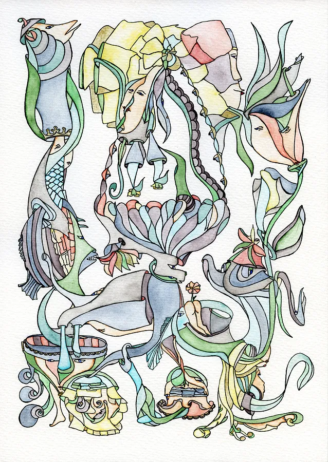 Immagine di Аромат, який можна відчути на смак di Анна Самойлович, dimensioni: 29.7х21 cm, medium: Графіка, serie: Пастельні сплетіння, prezzo: €250