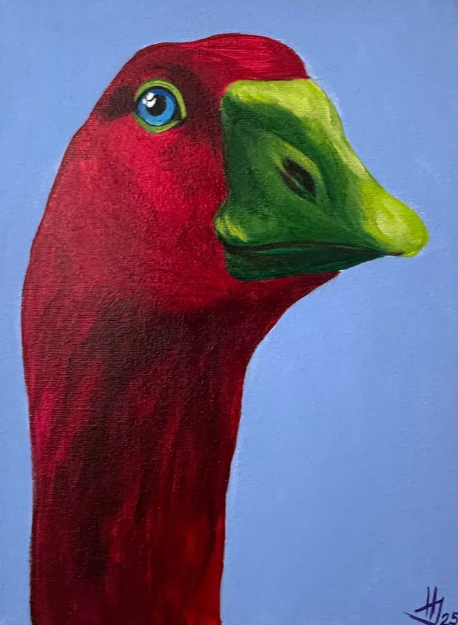 Immagine di Goose di Ivanka Nechyporyk, dimensioni: 18x24 cm, medium: Painting, prezzo: $200