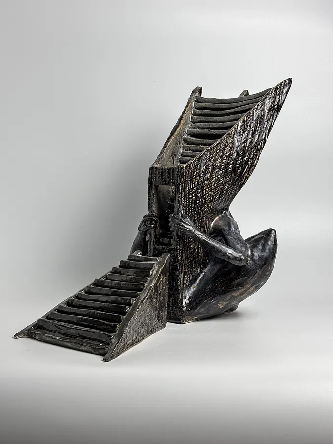 Image de Шлях par ВІТАЛІЙ КРАСУЦЬКИЙ, taille : 40х25х30 см \ 20х20х10 см, médium Скульптура, faisant partie de la série Скульпутра, au prix de $1600