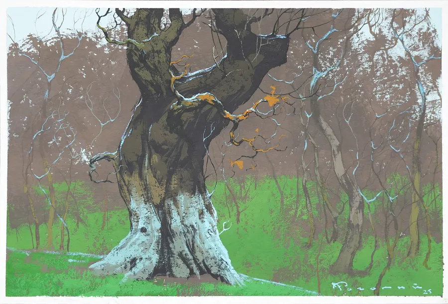 Image of Sketch 201 by Artem Rohovyi, size: 16x24 cm, made of Gouache, paper, Painting medium, from Kharkiv, Ukraine, priced at $300