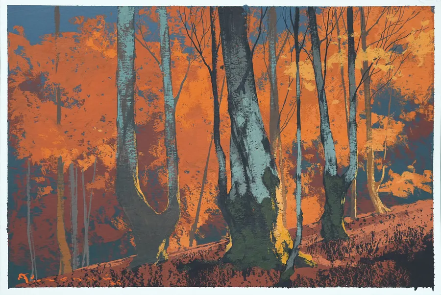 Obraz Sketch 203 autorstwa Artem Rohovyi, rozmiar: 16x24 cm, medium Painting, cena: $300