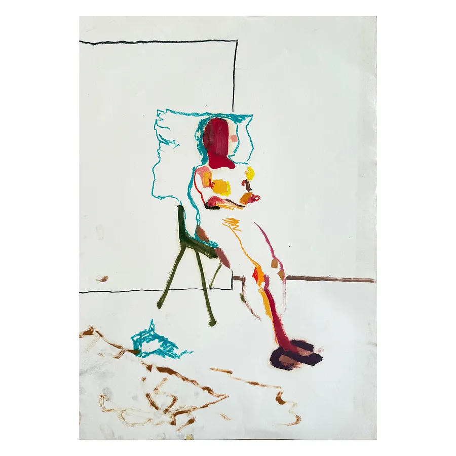 Image de Sketch 014 par Adriana Shportan, taille : 42X59.4, fabriqué avec oil on paper, médium Painting, de London, faisant partie de la série Sketches, au prix de £150 (≈ 9 008 грн)