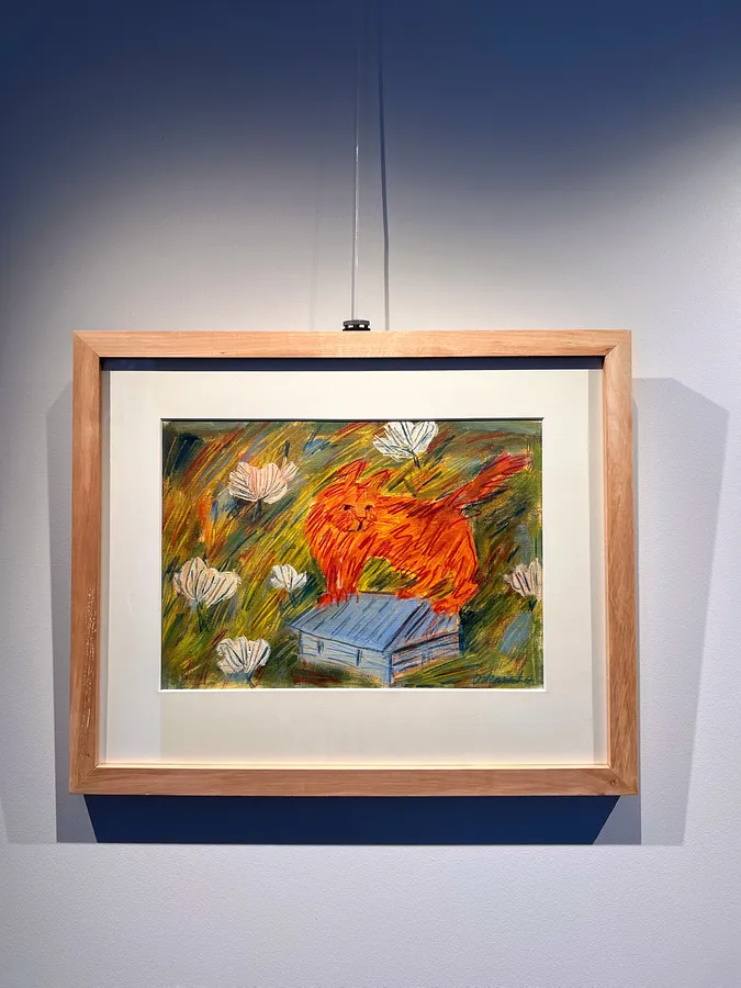 Imagen de Mayo de Solomiya Ortynska, tamaño: 20х30 см , hecho de Óleo sobre papel, medio Pintura, de Львів , parte de la serie Про дім, con un precio de $120