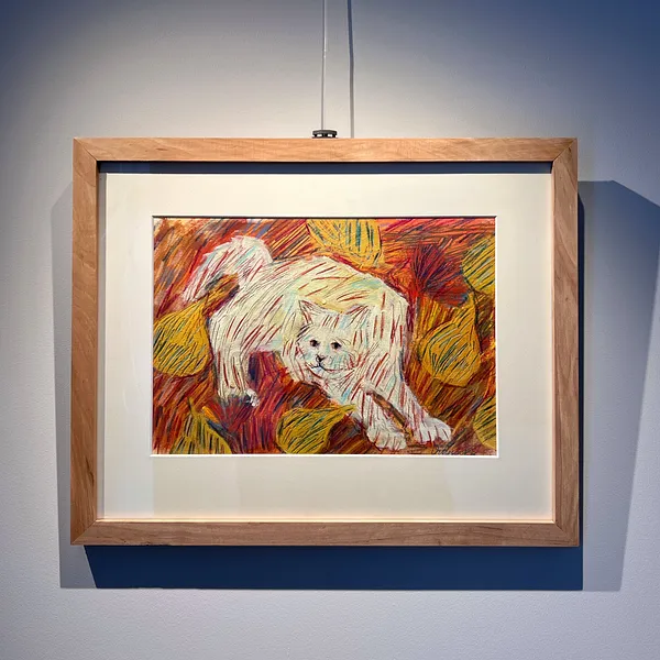 Imagen de Agosto de Solomiya Ortynska, tamaño: 20х30 см, hecho de Óleo sobre papel, medio Pintura, de Львів, parte de la serie Про дім, con un precio de $120