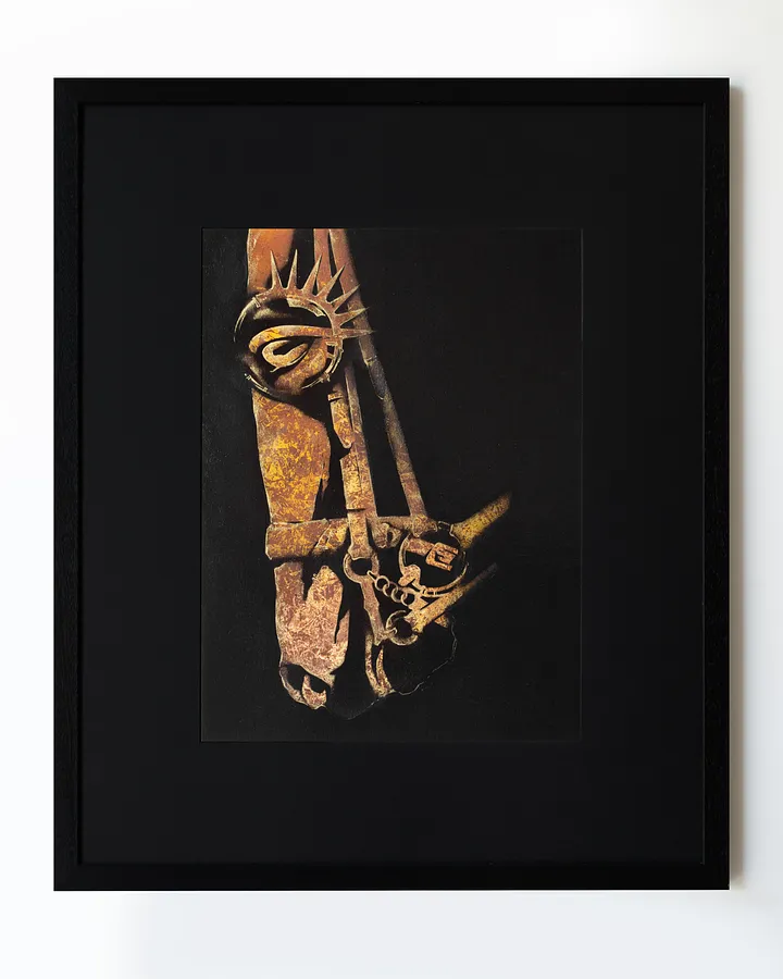 Image de Вчитель | Teacher par Олександр Макогон, taille : 52 х 62 cм, médium Графіка, faisant partie de la série Horses, au prix de $350