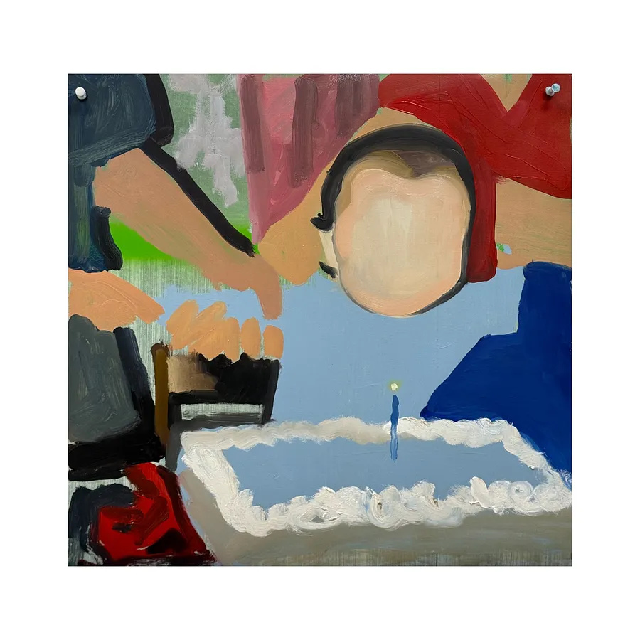 Image de One of par Adriana Shportan, taille : 35x35, médium Painting, faisant partie de la série Moments, au prix de £450