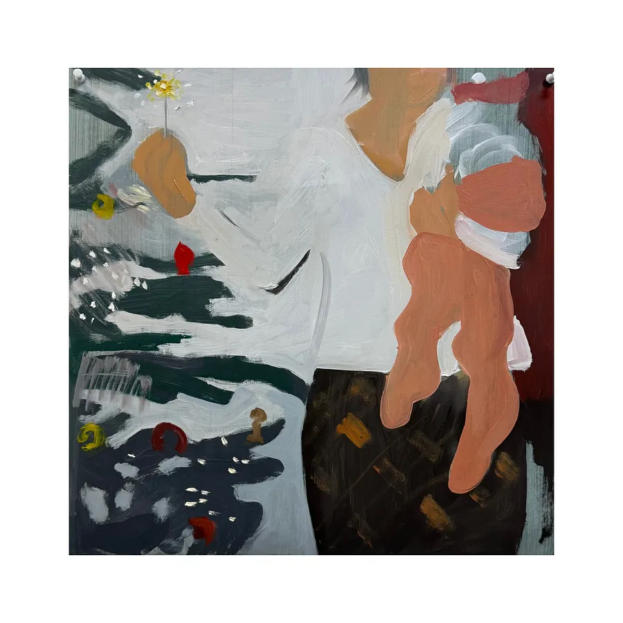 Image de Tights par Adriana Shportan, taille : 35x35, médium Painting, faisant partie de la série Moments, au prix de £450